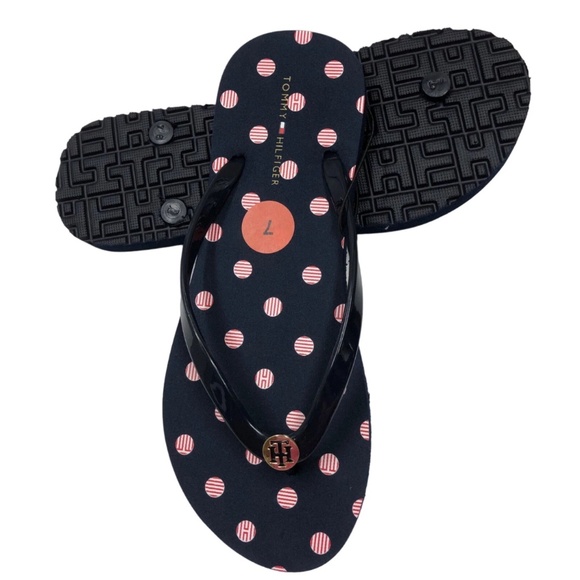 Tommy Hilfiger Womens Sandals Flip Flops Size 7 NEW WITH TAG - Picture 3 of 3